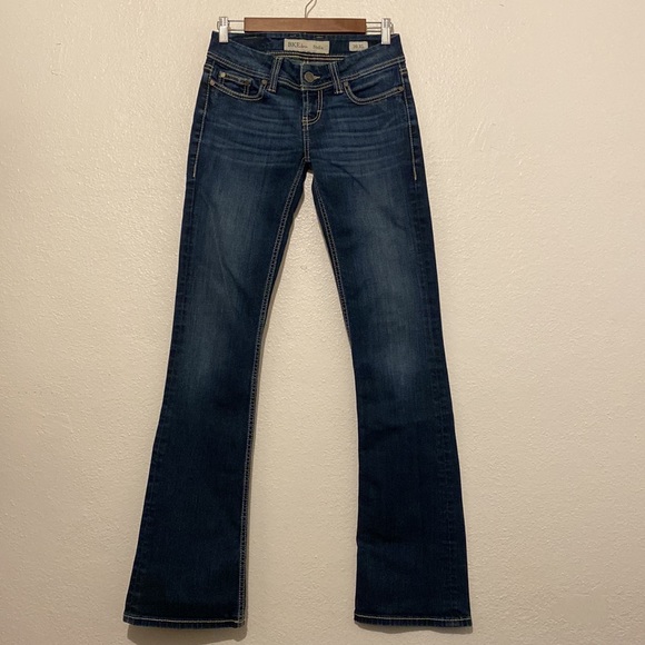 BKE Slim-Boot Medium Dark Wash Denim Jeans - Picture 3 of 8